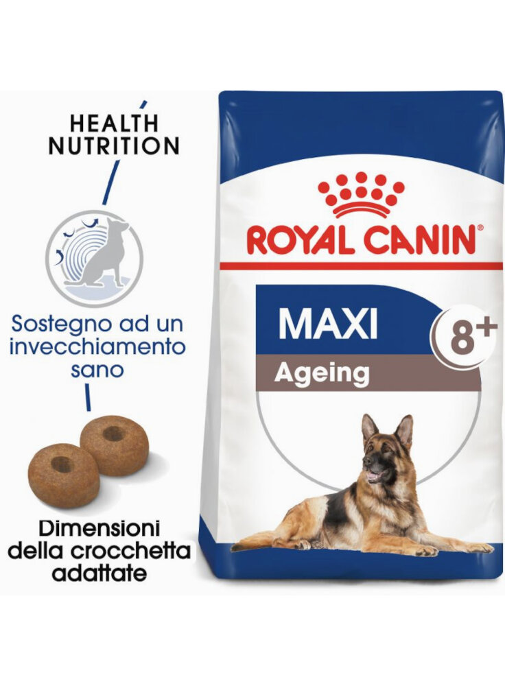Maxi Ageing 8+ cane Royal Canin